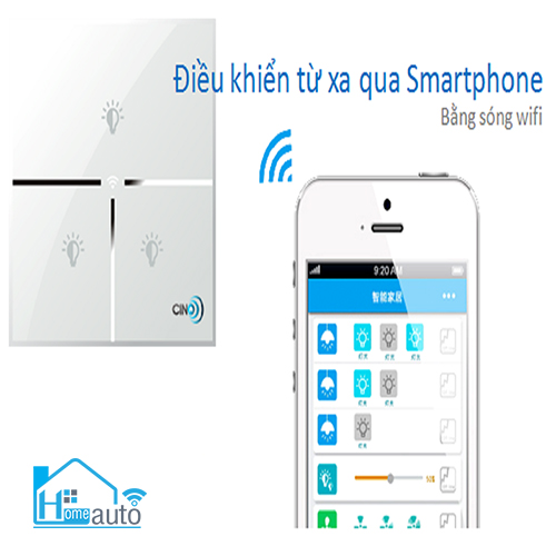 CÔNG TẮC WIFI THÔNG MINH ĐIỀU KHIỂN MỌI HOẠT ĐỘNG TRONG GIA ĐÌNH CHỈ VỚI CHIẾC ĐIỆN THOẠI 6 Hinh anh cong tac dieu khien tu xa qua smartphone bang song wifi