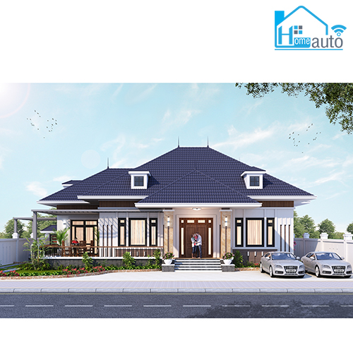 ngoi nha thong minh duoc trang bi cac thiet bi hien dai